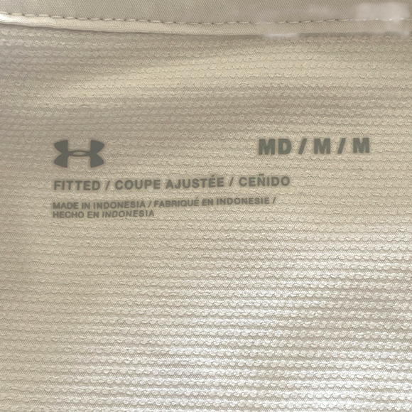 UNDER ARMOUR Storm Zinger Women's Size Medium Ivory Full Zip Golf Long Jacket - Picture 5 of 10